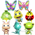 어린이 생일 파티 유치원 행복한 어린이의 날 만화 곤충 나비 버그 여자 버그 달팽이 호일 풍선